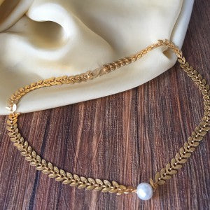 Craftsvilla Gold Plated Brass Hand Crafted Necklace