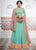 Craftsvilla Green Jacquard Embroidered Designer Semi-stitched Lehenga Choli