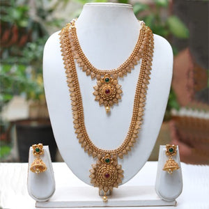 Craftsvilla Latest Antique Design Maroon Necklace