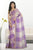Craftsvilla White Color Cotton Plain Traditional Saree Without Blouse Material
