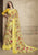 Craftsvilla Yellow Linen Printed Designer Saree With Unstitched Blouse Material