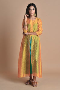 Black Rayon Embroidered Knee Length Kurti